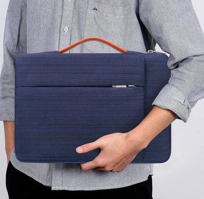 360° Protective Laptop Sleeve Case for 16 Inch Macbook Pro M5 Pro/Max A3428 A3429 (2026), M4/M3/M2/M1 A3403 A3186 A2991 A2780 A2485 A2141, 15 Inch Surface Laptop 7/6/5/4/3 Computer Bag, Blue
